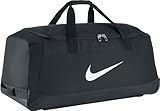 NIKE Sporttasche mit Rollen Club Team Swoosh, schwarz (Black/White), 82 x 35 x 38 cm, 120 Liter, BA5199-010. MISC