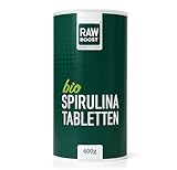 Bio Spirulina Tabletten 600 g – 1200 Presslinge aus kontrolliert biologischem Anbau, EU-ÖKO-zertifiziert – Hochdosierte vegane Algentabletten ohne Zusätze