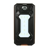 Solar Ladegerät Shell - Multifunktions -Solarpanel Power Pack, Leichtes Outdoor - -Werkzeug | Kleine Größe Starke Struktur mit hellem, praktischem Gerät für Rucksackpicknick -Camping -Abenteuer