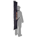Snowsport SuperPro 5in1 Skitasche Skicase Ski Bag mit Rucksack-Funktion für 1 Paar Ski + Stöcke 170cm (170)