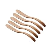 Ipetboom 3 STÜCKE Teiliges Holz Buttermesser Butter Cutter und Spachtel für Butter Käse Creme Kuchen Natürliches Umweltfreundliches Material für Gastronomie und Catering Einfache
