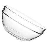 MAGICLULU 2St große Rührschüssel Schüsseln Papierschalen vielseitige Salatschüssel Geschirr Kleinigkeit suppenschüssel tapasschalen glasgefäß Rührschüssel aus Glas transparente Rührschüssel
