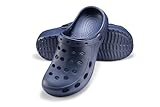ESTRO Gartenschuhe Damen Gartenclogs Herren - Gartenschuhe Herren Leicht Damen Clogs Unisex Garten Clogs A02 (46, Dunkelblau)