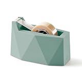 Miquelrius - Adhesive Tape Dispenser, Adhesive Tape & Washi Tape Roll Holder, Colour Green
