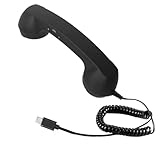 Mobiltelefon Hörer | 3,5 mm Klinkenstecker Schreibtischzubehör,Steckbarer Mobiltelefon Hörer,Für Meetings Videokonferenzen Anrufe Computer Laptop Tablet Büro Zuhause Schule Reisen Wohnzimmer