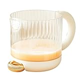 Egg Mixer Cup - Eggs Beating Cup, halbautomatisches Küchenwerkzeug, manuelle Egg Mixer Schüssel mit ergonomischem Griff zum Backen und Kochen, Mixen von Kuchen und Keksen, Marinaden, Juices, Weiden