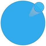BOWEKAM Home & Garden-Floating Runde PE Solarfolie Poolfolie 250cm Blau-Möbelwahl