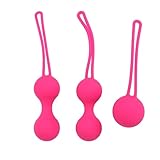 Premium Liebeskugeln 3er Set, Perfekt für Frauen Zum Beckenbodentraining, Beckenbodentrainer - Stärkung der Vaginalmuskulatur & Training, Silikon,Wasserfest