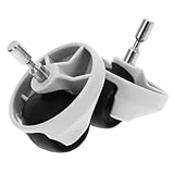 SHINEOFI 2 Stück Ersatzräder für Saugroboter Universelle Drehbare aus Robustem Material Kompatibel mit Xiaomi Mijia Langlebiges Zubehör für Kehrroboter