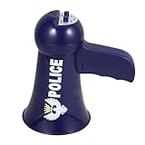 BESTonZON für Rollenspiele Tragbarer Bullhorn für Feuerwehr und Polizei Fördert Kreativität und Fantasie Benutzerfreundlich für Alters Lernspielzeug für Entwicklung von