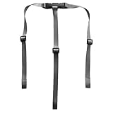 Hochstuhlgurte, 3-Punkt-Gurt für Kinderhochstuhl, kompatibel mit IKEA Antilop Hochstuhl (grau)