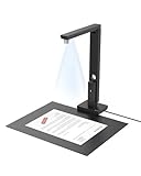 CZUR Lens Pro 12MP USB-Dokumentenscanner, A4 Scanner mit OCR 180+ Sprache, mobiler Scanner für Mac und Windows, als 1080P Documentenkamera, Webcam und Visualizer für Zoom/Skype/Teams/Google Meet