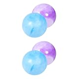 POPETPOP 4 Sätze Hüpfball Yogaball fitnessball gymnastikballe gynastikball flummiset Stringy Balls federnd zuschlagen Mini-Übung Gestell Hantel schwangerschaftsball Stabilitätsballstuhl PVC