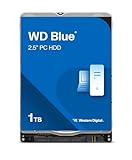 WD Blue 1 TB 2,5 Zoll (interne HDD, PC-Festplatte, hohe Zuverlässigkeit, SATA 6 Gbit/s-Schnittstelle, 128 MB Cache, SMR, 5.400 U/min) Blau