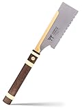 Japanische Zugsäge - Dozuki 6 für Ripcut und Querschnitt - Handsäge für Schwalbenschwänze, Zapfen, feine Tischlerei - Schwalbenschwanzsäge - Temple Tool Co.
