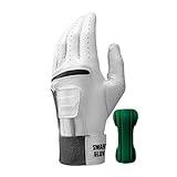 Golfhandschuhe für Links- und Rechtshänder, 2-in-1-Golf-Handgelenk-Haltehandschuhe, bequemer Griff, Übungswerkzeug für Enthusiasten, Berufe und Anfänger