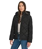 Tommy Hilfiger Damen Every Day Essential Lightweight Coat Daunenalternativer Mantel, Schwarz, L
