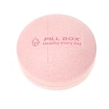SILENRADAWN Tragbare Pillendose mit Fächern Kompakte Medikamenten aufbewahrungsbox für Reisen Vielseitiger Organizer für Vitamine und Kleine Gegenstände Dicht Schließend Praktisches Design in