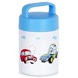 orion group Thermosbehälter Lunchbehälter Thermoschüssel Thermobox für Mittagessen aus Edelstahl AUTO 450 ml