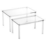 Poupangke Schrankerhöhungen – Speisekammerregale für Schrank – platzsparendes Aufbewahrungsregal für Theke, Schreibtisch, Badezimmer, Kaffeestation, Bastelraum