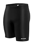 sesto senso Herren Jammer Badehose Badeshorts Lang Eng Boxer Surfen Segeln Wassersport M Schwarz
