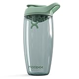 Promixx PURSUIT Eiweiß Shaker Flasche Neue Edition – Premium Flaschen für Proteinmischungen und Nahrungsergänzungs-Shakes – leicht zu reinigender, langlebiger Protein-Shaker, 700 ml, Seegras Grün