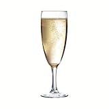 Arcoroc - Kollektion Elegance – 6 Sektgläser 17 cl aus Glas – professioneller Gebrauch – verstärkte Verpackung, geeignet für den Onlineverkauf