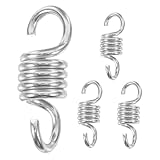 VANZACK 4-teilige Schaukelfedern: Erweiterte Spannhaken Für Hängesessel, Boxsack, Verandaschaukel, Fitnesstraining, Terrassenzubehör, Teile