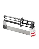 WERTA Messerschärfer Edelstahl - 3 Stufen Messerschleifer - Ideal für Kochmesser & Küchenmesser - Für Links- & Rechtshänder - Premium Qualität