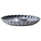 IMIKEYA Retro Knödel teller Gericht Ramen-Schüssel Serviertablett mit Deckel erhöhte Servierplatte Sushi-Hersteller Reis sushi platte sushi teller Sushiteller aus Keramik dip platte