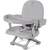 YOLEO Sitzerhöhung Stuhl Kind, Tragbarer Hochstuhl für Baby, nur 2 kg, Booster Sitz mit Sicherheitsgurt und Abnehmbarem Tablett, Geeignet für Kinder von 6 bis 36 Monaten