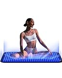 JITESY Bräunungslampen-Pad für Zuhause(100 * 60cm),460&490NM Blaulicht-Solarium für den ganzen Körper mit 360 Lampenperlen,5 Lichtstärken,3 Modi-konstant/10HZ/40HZ Impuls,Liegend/an der Wand hängend