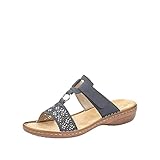 Rieker Damen FrühJahr/Sommer 60871 Pantoletten, Pazifik 14, 42 EU