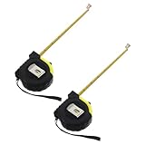 NOLITOY Maßband Einziehbar Präzises Messband für Bau Heimwerker und Nähen Leichtes Kompaktes Bandmaß mit Metrischer Skala für Körper DIY messungen