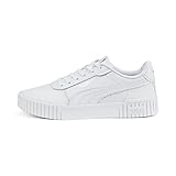 PUMA Damen Carina 2.0 Sneaker, White White Silver, 38 EU