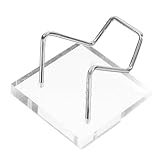 AKOOSY Transparenter Acryl Display Ständer mit Stabilem Sockel Eleganter Präsentationshalter für Mineralien Kristalle und Geoden Sicherer Untergrund für Steine und Sammlerstücke Glatte