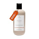 La WERIES Blonde Shampoo 300 ml – Anti-Gelbstich & Farbglanz für blondes Haar – Neutralisierendes Silbershampoo für kühles Blond – Pflege für blondiertes & aufgehelltes Haar – Feuchtigkeit & Glanz