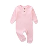 KIDDLETOWN Baby Schlafanzug, Baby Schlafstrampler, Baby Pyjam, Strampler Neugeborene, Babyschlafanzug Baumwolle, Schlafanzug, Pyjamas Langarm Strampler Schlafoverall für Mädchen und Jungen