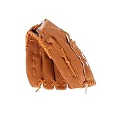 UPKOCH Softball Baseball Handschuh Links PVC Material Gepolsterte Handfläche Verstellbarer Riemen Gepolstertes Innenfutter für Outdoor Team Sport Gelb