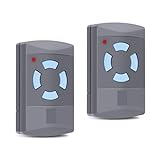 2 Stück Garagentoröffner für Hörmann hsm4-868, Fernbedienung Garagentor 868,30 MHz 4 Kanäle für Hörmann HSM 2/4，HSM4-868 HSE2-868 HS4-868