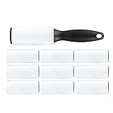 Rubberneck 10er Set Fusselentferner - 360 Blatt - Extra klebrige Fusselrolle, Tierhaarentferner, Staubentferner für Kleidung, Sofa, Auto, Teppich und Bett