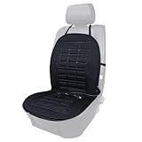 Woalopted Beheizbare Autositzauflage, Einstellbares 2 Stufiges Wärmekissen, Winterliche Wärmezufuhr Für Fahrzeuge, Weicher Wintersitzbezug Aus Polyester Für Wohnmobile LKW Und Automobile Etc.