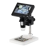 Zubehör für Labormikroskope 1000x 2. 0mp USB. Digitales elektronisches Mikroskop. DM4 4.3 'LCD Anzeige 8. LED Stand