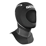 SEAC Tekno, Kofhaube für Neopren-Tauchanzüge, 5mm stark, mit Entlüftungslöchern, für Damen und Herren