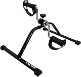 TechFit Pedal-Ausbilder, Mini-Heimtrainer für Heim und Büro, leichte Trainingsmaschine für Arme und Beine, geeignet für Erholung und leichtes Training, Schwarz