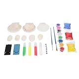 DRESSOOS 1 Satz Muschelmalerei fertige leere Muscheln DIY-Graffiti-Spielzeug Kinder handbemalte Muscheln kinder entwicklung kindliche entwicklung Spielsachen färben Handbemalungsset Nylon
