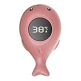 Baby Badewasser Thermometer - Baby Bad Thermometer Digital, schwimmendes Spielzeugbad Thermometer | LED -Wassertemperatur -Thermometer, Sicherheitstemperatur des Wassertemperatur mit drei Farbemomente