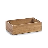 Zeller 13332 Ordnungsbox 23 x 15 x 7 cm, Bamboo, natur