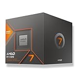 AMD Ryzen 7 8700G Prozessor (Integrierte Radeon Grafik. Ryzen AI. 8 Kerne/16 Threads. 65W TDP. Sockel AM5. 24 MB Cache. Bis zu 5,1 GHz Boost-Takt. Wraith Stealth Kühler)