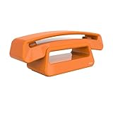 ALCATEL Epure Iconic - Schnurloses Festnetztelefon DECT - Vintage-Design - Großes, hochauflösendes Grafikdisplay - Freisprechfunktion - Anrufblockierungsfunktion - Orange